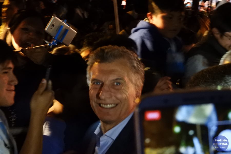 Mauricio Macri en la marcha del “Sí se puede” en Jujuy