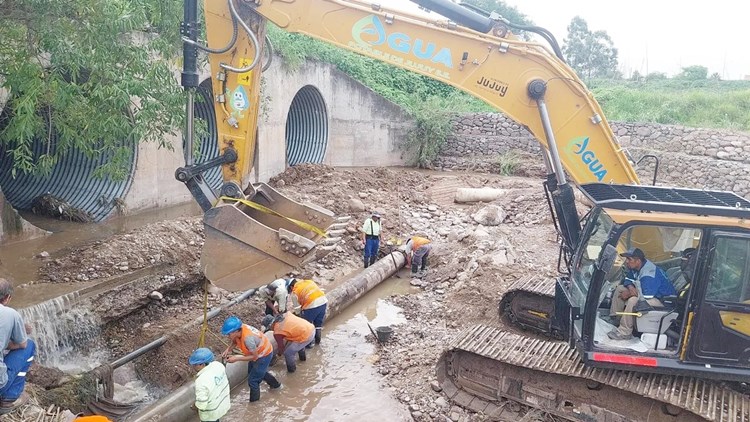 Recuperan servicio de agua potable en Palpalá