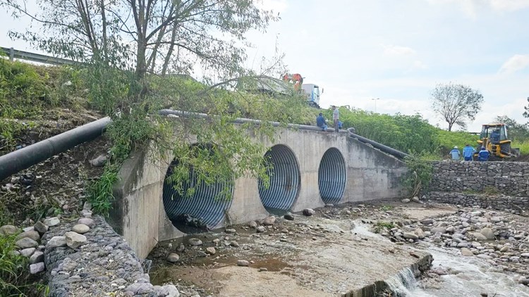 Obras en Arroyo Las Martas