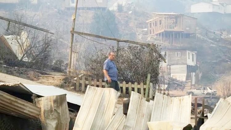 Trágicos incendios en Chile