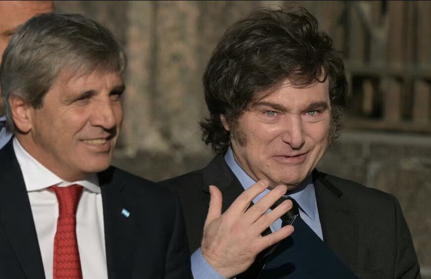 Caputo y Milei