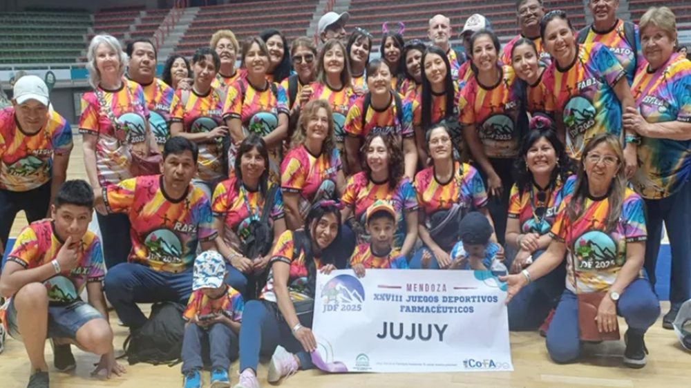 El Colegio Farmacéutico de Jujuy tuvo destacada actuación en los Juegos Deportivos Mendoza 2025