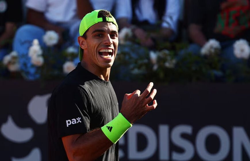 Francisco Cerúndolo debutó con una sólida victoria en el Masters 1000 de Roma