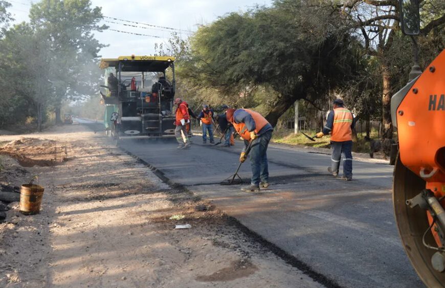 Repavimentación en las rutas provinciales 56 y 62 entra en su etapa final