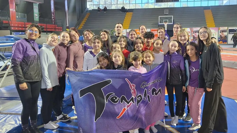 Gimnasia con trampolín