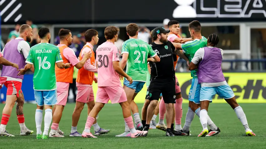 Pelea Inter Miami Seattle