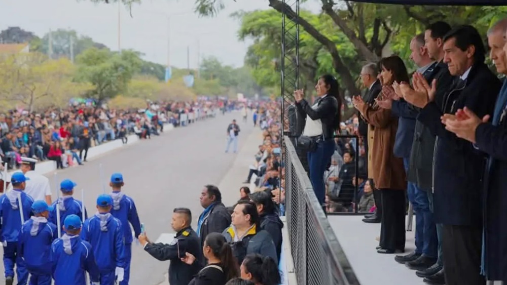 Sadir presidió en San Pedro los actos centrales del 25 de Mayo