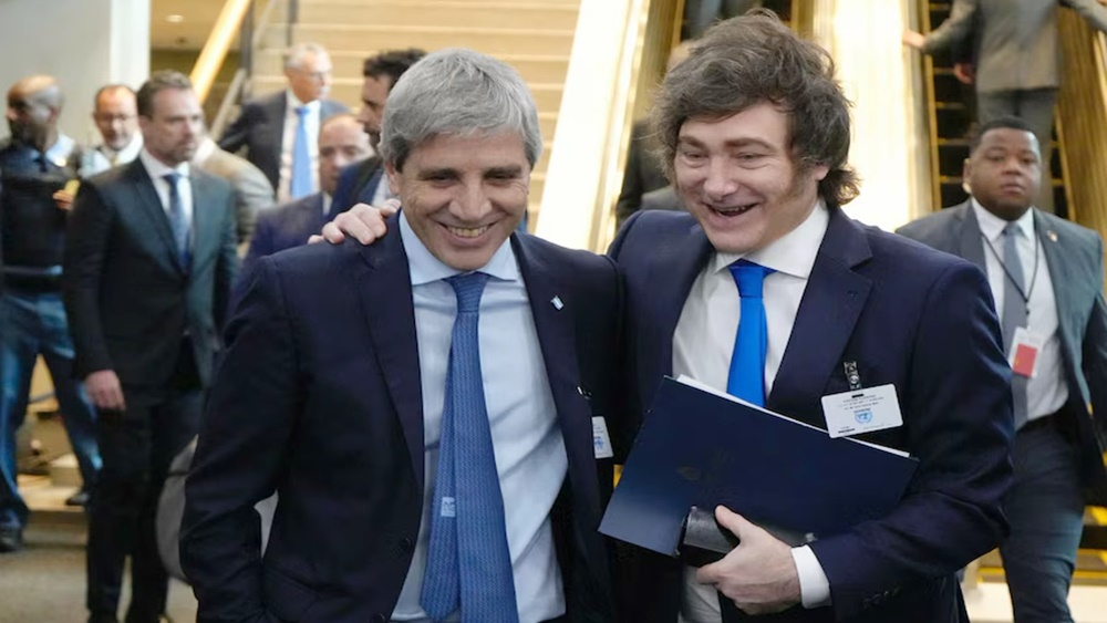 Caputo y Milei