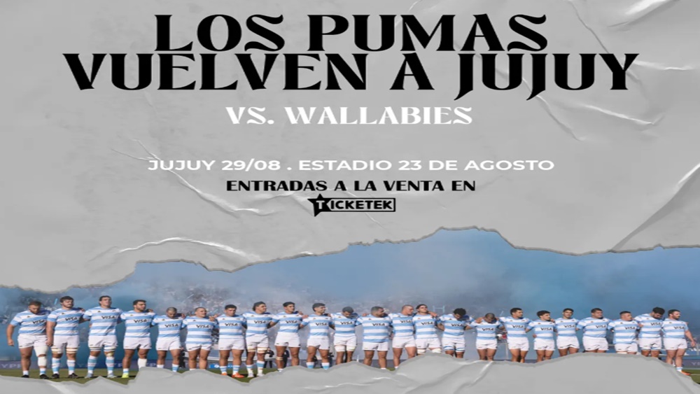 Los Pumas y Australia en Jujuy: ya están a la venta las entradas para el histórico test match