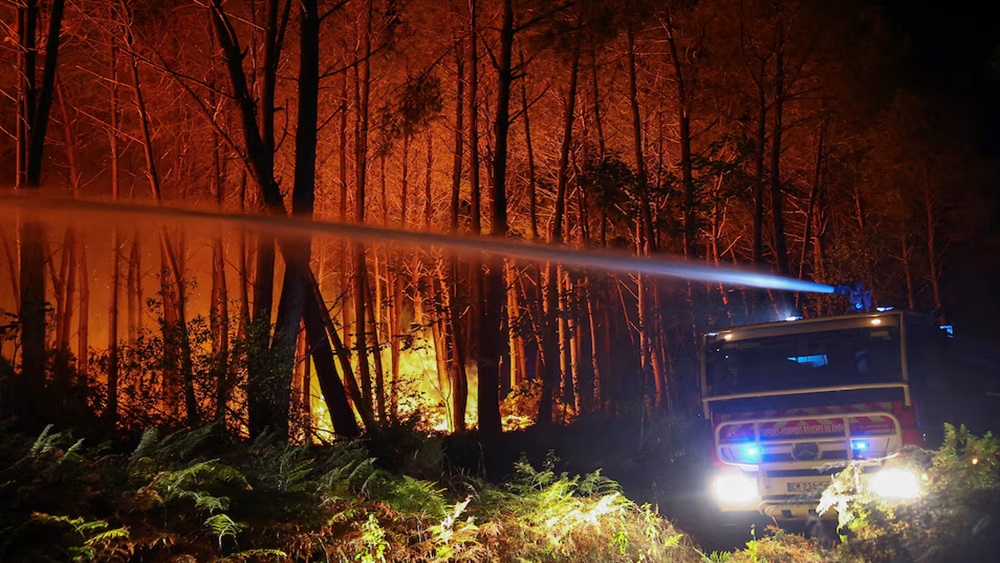 Megaincendio en Francia
