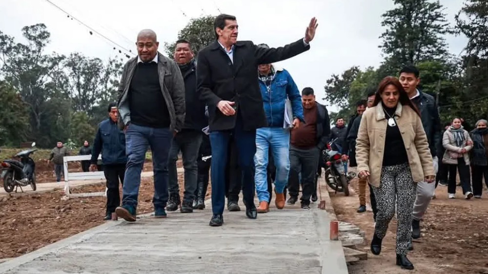 El Gobernador supervisó obras urbanas en Fraile Pintado
