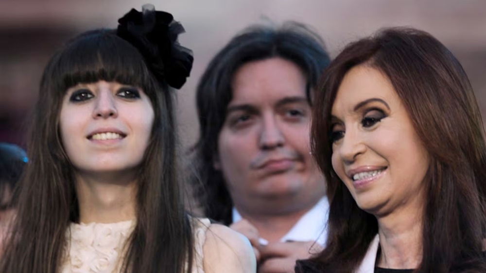 Cristina Kirchner e hijos