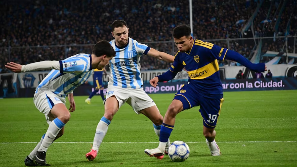 Racing y Boca en Avellaneda