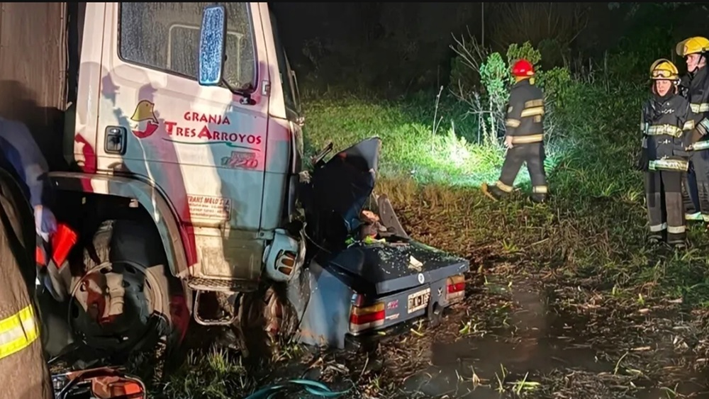 Tragedia en la ruta: siete muertos tras un choque frontal entre un auto y un camión