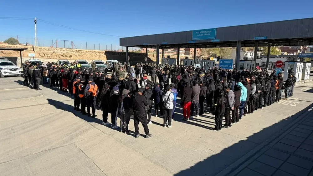 Operativo en La Quiaca