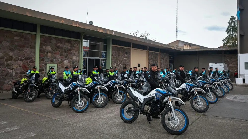 Nuevas motos para la policía de Jujuy