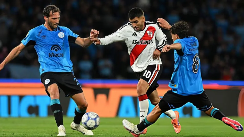 River Plate goleó 3-0 a Belgrano en Córdoba y volvió a la zona de playoffs del Torneo Clausura