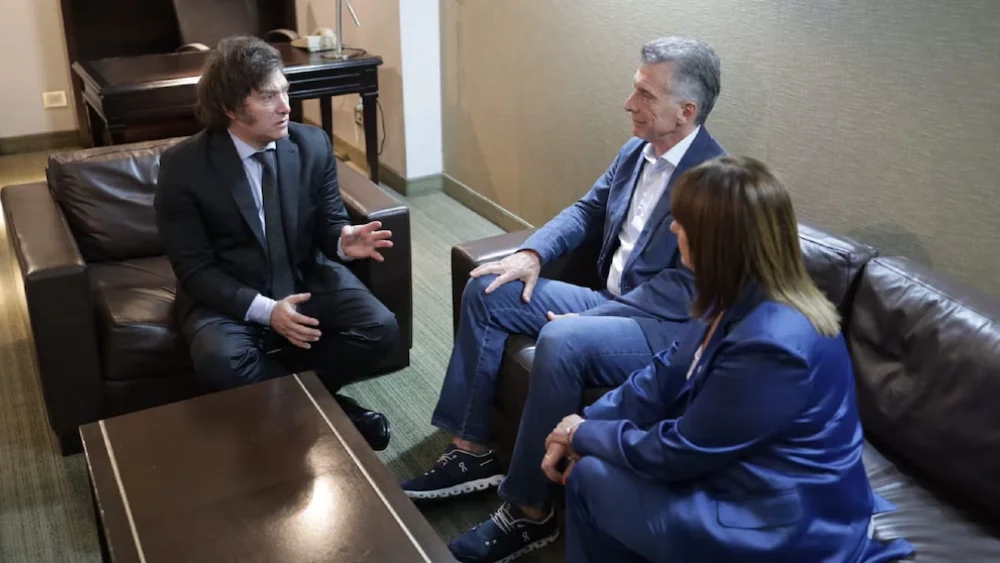 Milei, Macri y Bullrich