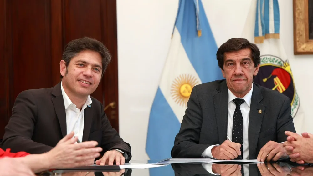 Kicillof y Sadir